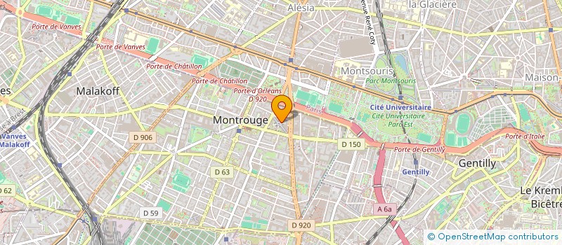 localisation de l'entreprise S3TP  MONTROUGE