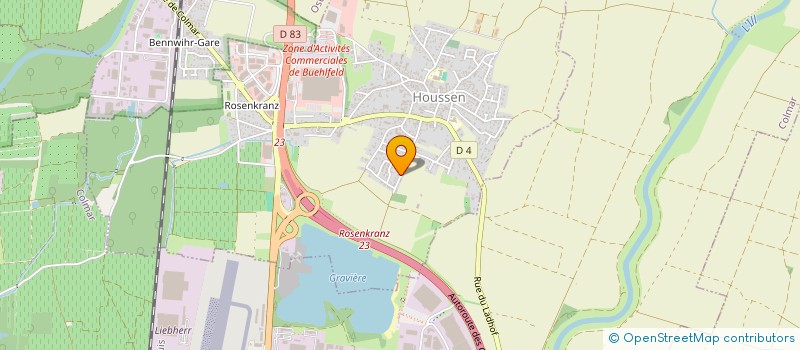 localisation de l'entreprise S4  INGERSHEIM