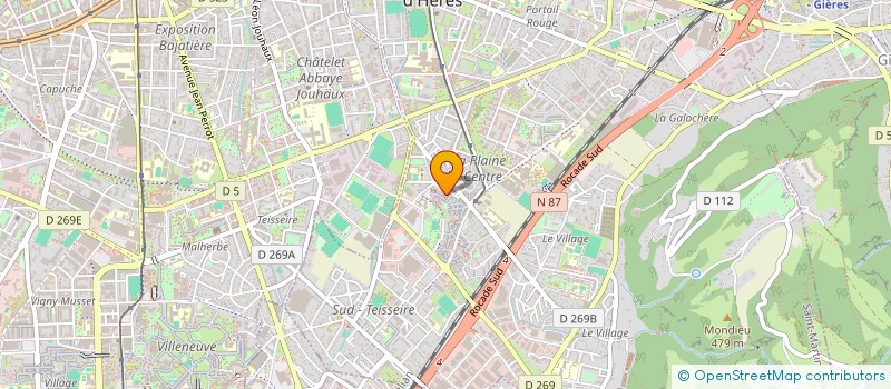 localisation de l'entreprise S44  SAINT-MARTIN-D'HERES