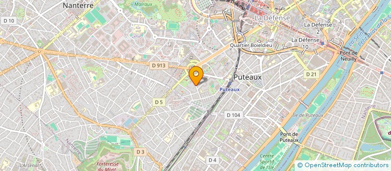 localisation de l'entreprise S4B  PUTEAUX