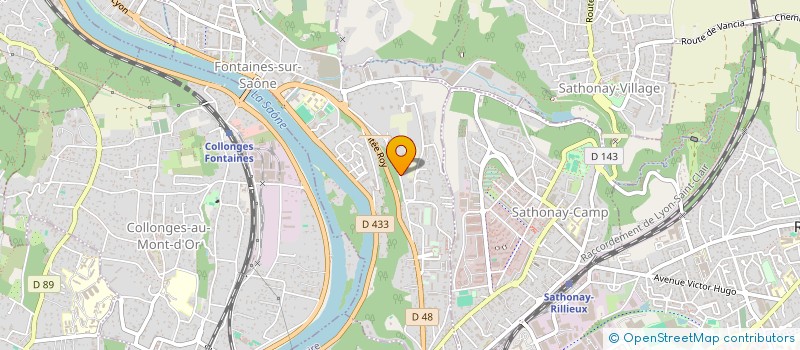 localisation de l'entreprise S4C  FONTAINES-SUR-SAONE