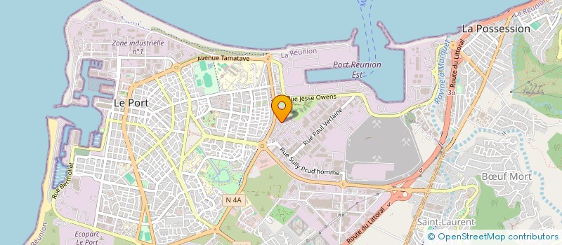 localisation de l'entreprise S4F IMMOBILIER à LE PORT