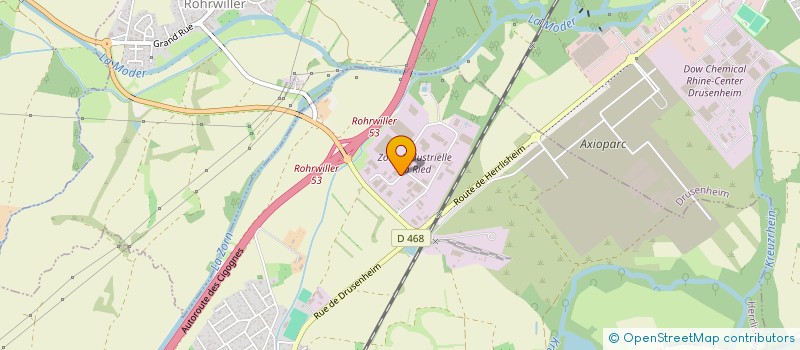 localisation de l'entreprise S4H  HAGUENAU