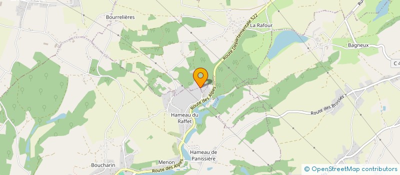 localisation de l'entreprise S4L  MEYRIEU-LES-ETANGS