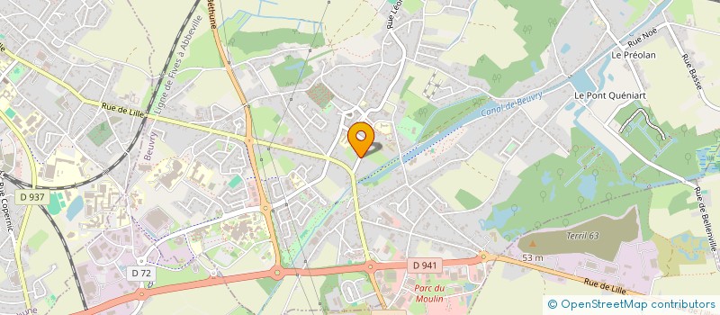 localisation de l'entreprise S4R  BEUVRY