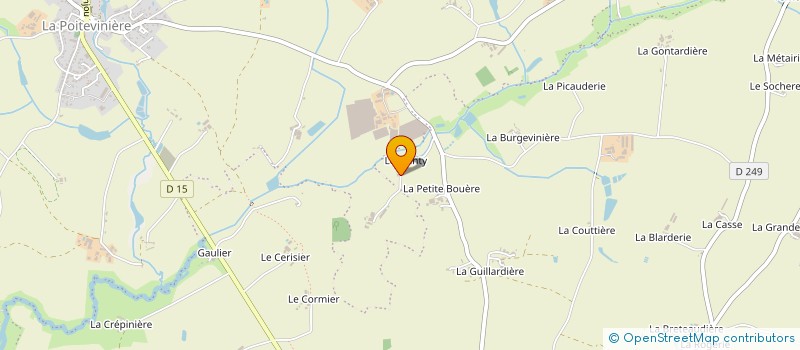 localisation de l'entreprise S5G à BEAUPREAU-EN-MAUGES