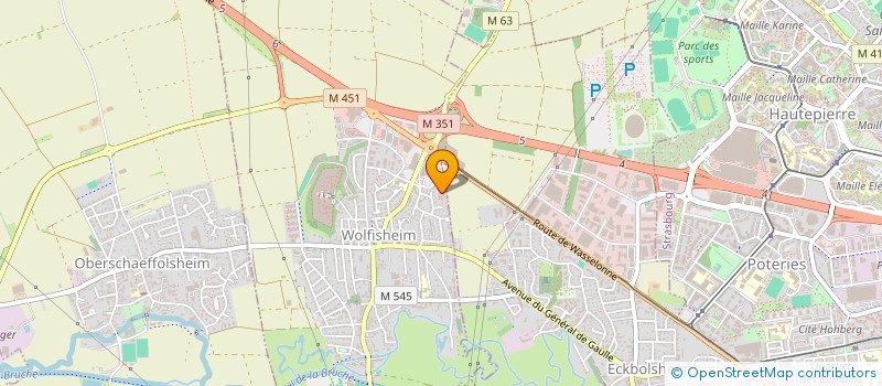 localisation de l'entreprise S67 PERFORMANCE  WOLFISHEIM