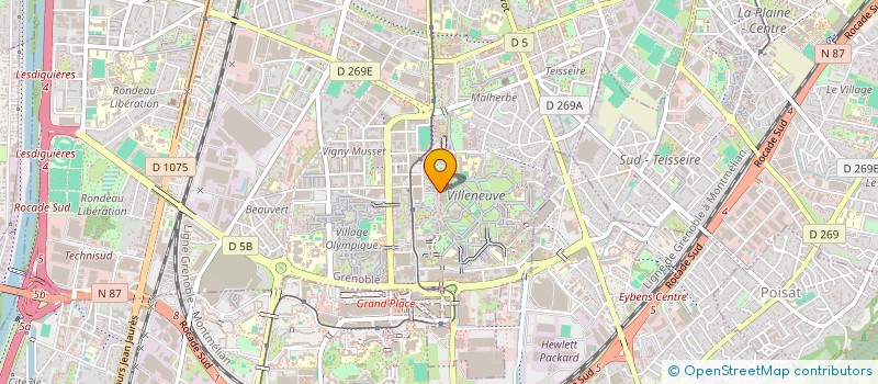 localisation de l'entreprise S6B à GRENOBLE