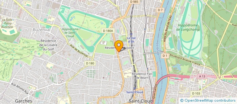 localisation de l'entreprise S6G à SAINT-CLOUD