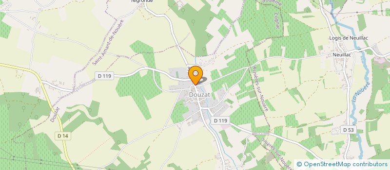 localisation de l'entreprise S85 à DOUZAT