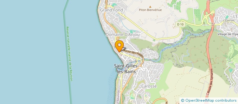 localisation de l'entreprise SA 2J à SAINT-PAUL