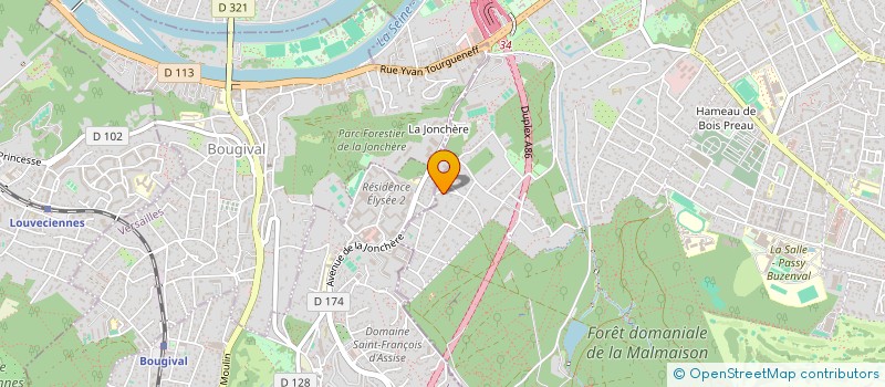 localisation de l'entreprise SA 97 à RUEIL-MALMAISON