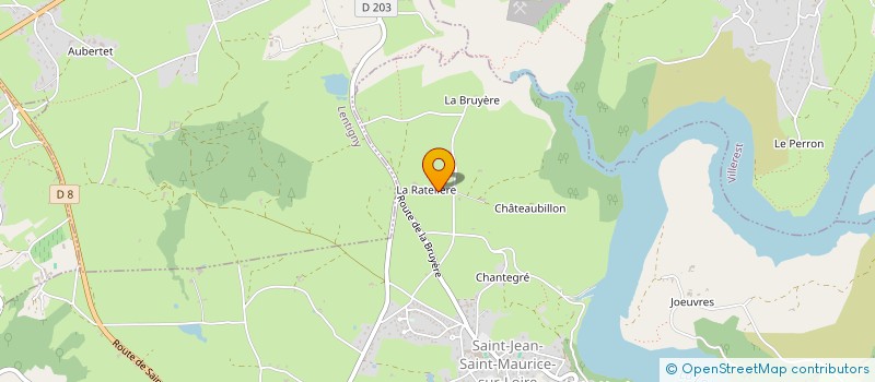 localisation de l'entreprise SA  SAINT-JEAN-SAINT-MAURICE-SUR-LOIRE