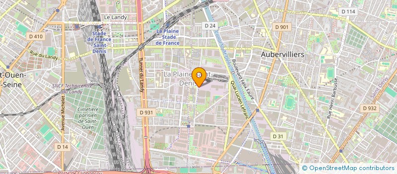 localisation de l'entreprise SA?  AUBERVILLIERS