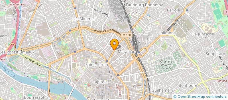 localisation de l'entreprise SA ABADIE à TOULOUSE