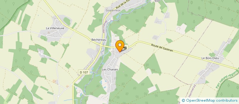 localisation de l'entreprise SA ABIT  POIGNY-LA-FORET