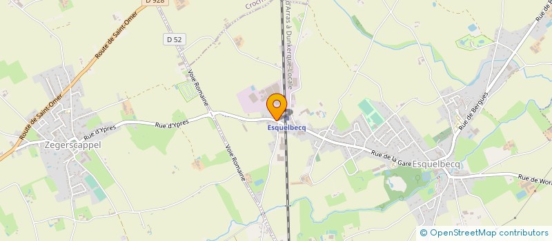 localisation de l'entreprise SA ADRIEN FLANDOR à ESQUELBECQ
