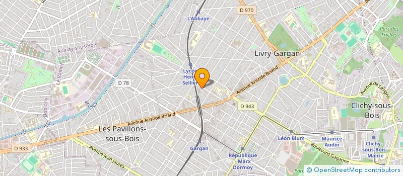 localisation de l'entreprise SA ADVICE  LIVRY-GARGAN