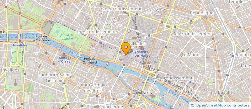 localisation de l'entreprise SA AFFICHES PARISIENNES  PARIS