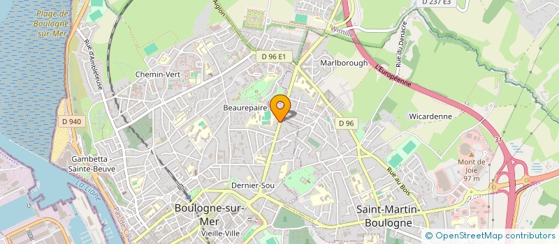 localisation de l'entreprise SA AGAL INDUSTRIES  BOULOGNE-SUR-MER