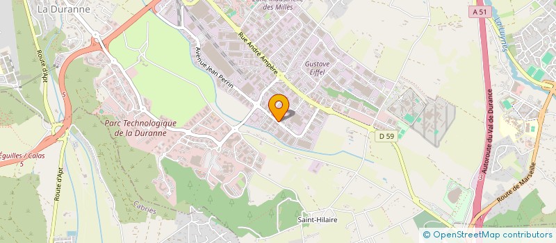 localisation de l'entreprise SA AGENCE SUD ET SUD EST POUR LA DIFFUSION DES CONSTRUCTIONS PREFABRIQUEES ET PANNEAUX POUR L'AGENCEMENT ET LE BATIMENT à AIX-EN-PROVENCE