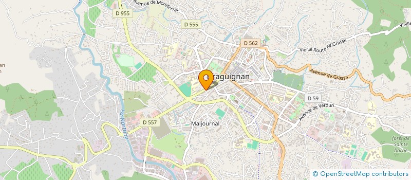 localisation de l'entreprise SA AGEPE  DRAGUIGNAN