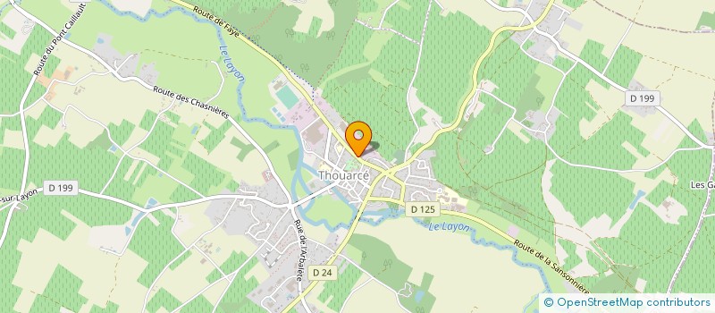 localisation de l'entreprise SA AGRILOIRE à BELLEVIGNE-EN-LAYON