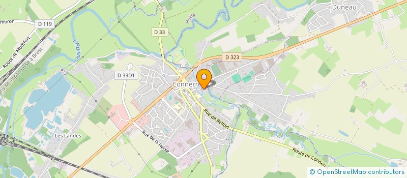 localisation de l'entreprise SA ALBERT PAGEOT CHRISTIAN MESSU  CONNERRE