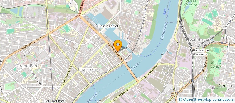 localisation de l'entreprise SA ALIAS à BORDEAUX