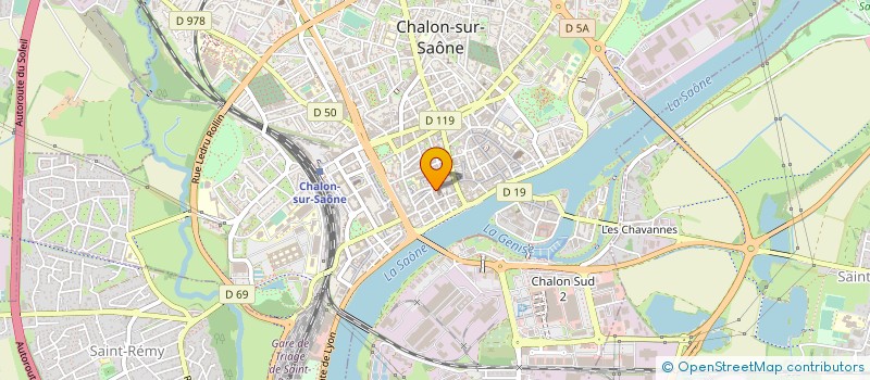 localisation de l'entreprise SA ALLEX à CHALON-SUR-SAONE