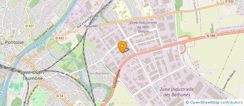 localisation de l'entreprise SA ALLIANCE PLUS à SAINT-OUEN-L'AUMONE