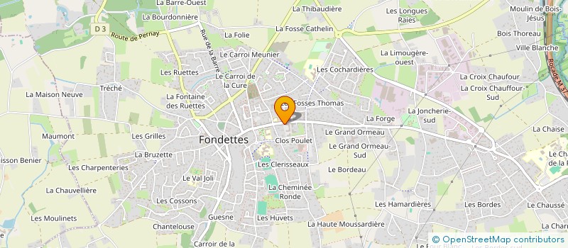 localisation de l'entreprise SA ALP à FONDETTES