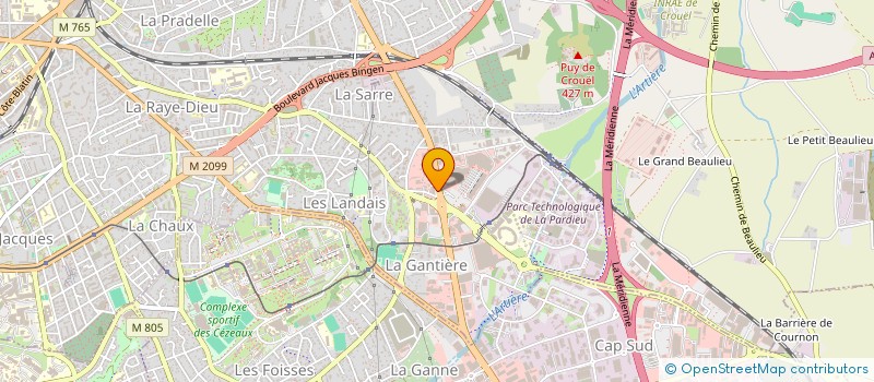 localisation de l'entreprise SA ALPEF à CLERMONT-FERRAND