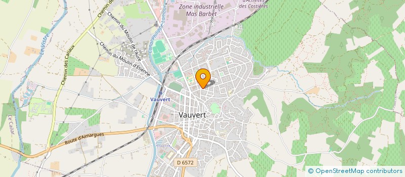 localisation de l'entreprise SA ALVASE à VAUVERT