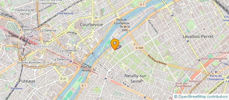 localisation de l'entreprise SA AMENA IMMOB DU LITTORAL MEDITERRANEEN à NEUILLY-SUR-SEINE