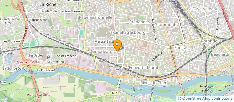 localisation de l'entreprise SA ANAGRAMME MEDICAL à TOURS