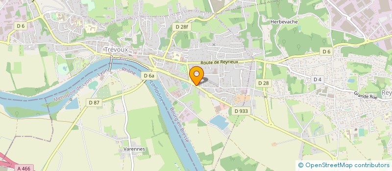 localisation de l'entreprise SA ANCIENS ETS LANGLADE PICARD à TREVOUX