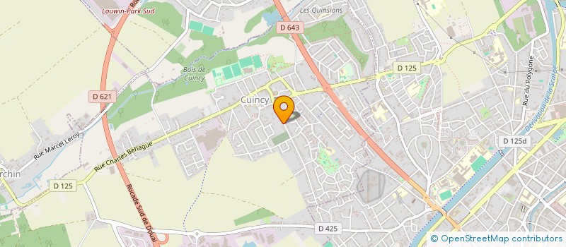 localisation de l'entreprise SA ANICOT à CUINCY
