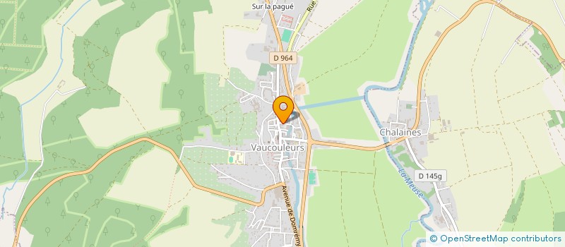 localisation de l'entreprise SA ARC à VAUCOULEURS