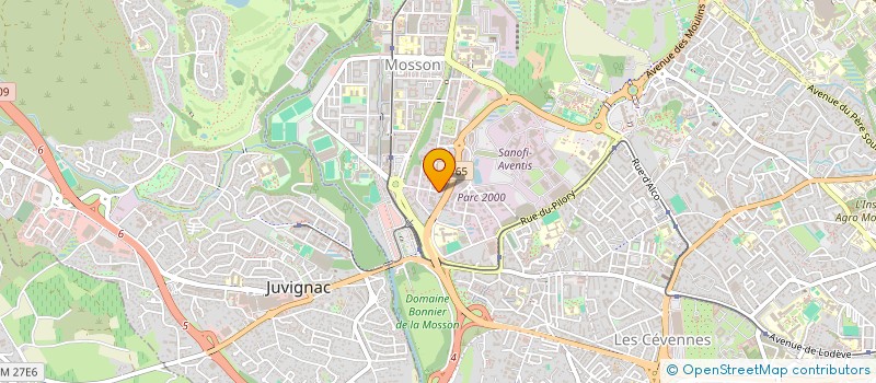 localisation de l'entreprise SA ARCHITECTE à MONTPELLIER
