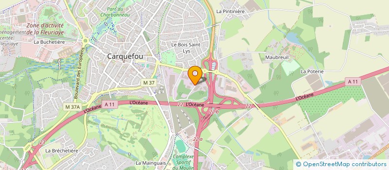 localisation de l'entreprise SA ARCOUET à CARQUEFOU