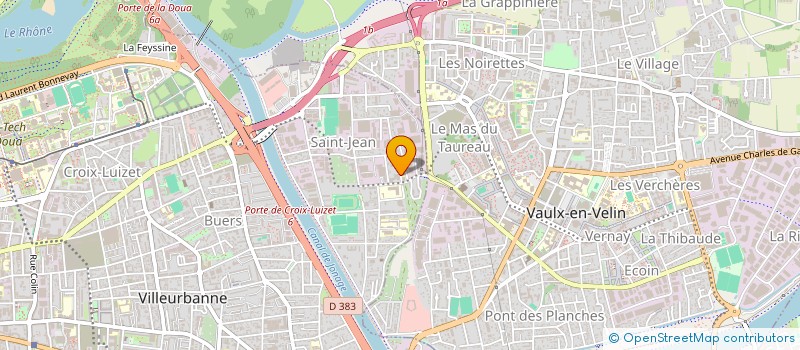 localisation de l'entreprise SA ARISTA G B à VILLEURBANNE