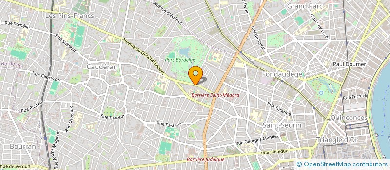 localisation de l'entreprise SA ART'CO ARCHITECT REALIS TECH CONSTRUC à BORDEAUX