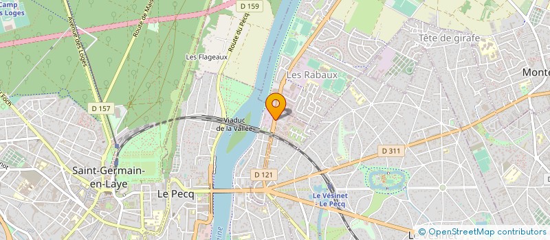 localisation de l'entreprise SA ATELIERS LR ETANCO  LE PECQ
