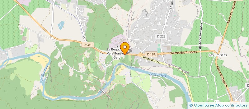 localisation de l'entreprise SA ATRIUM à VERS-PONT-DU-GARD