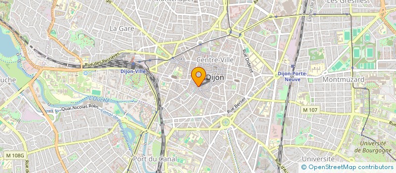 localisation de l'entreprise SA AU NEGRO à DIJON