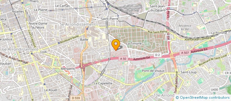 localisation de l'entreprise SA AUTOCARS BONNOT à MARSEILLE