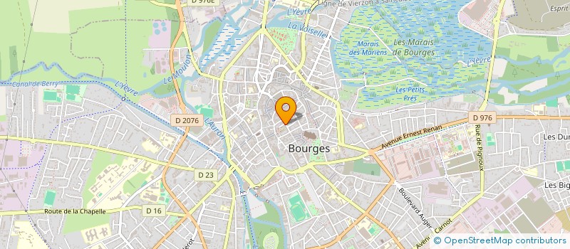 localisation de l'entreprise SA B.A. PROMOTION à BOURGES