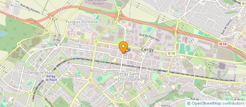 localisation de l'entreprise SA B2MM LA POSE à CERGY