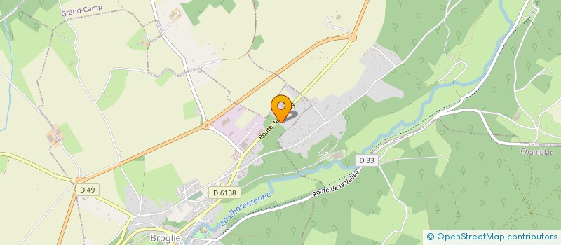 localisation de l'entreprise SA BANET  BROGLIE